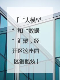 “大模型”和“数据”汇聚，经开区这座园区很酷炫