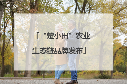 “楚小田”农业生态链品牌发布