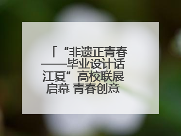 “非遗正青春——毕业设计话江夏”高校联展启幕 青春创意激活千年文脉
