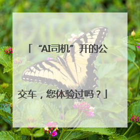 “AI司机”开的公交车，您体验过吗？