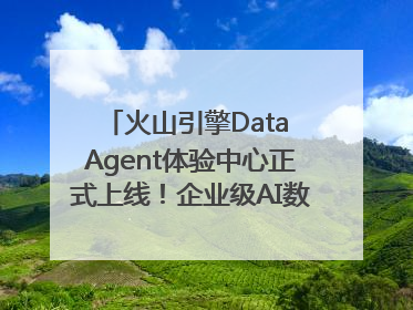 火山引擎Data Agent体验中心正式上线！企业级AI数据专家触手可及