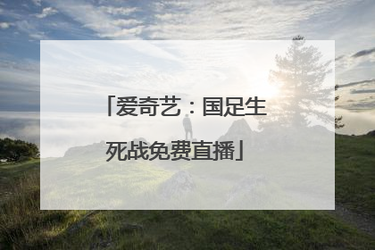 爱奇艺：国足生死战免费直播