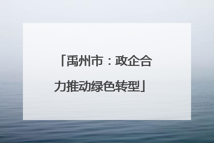 禹州市：政企合力推动绿色转型