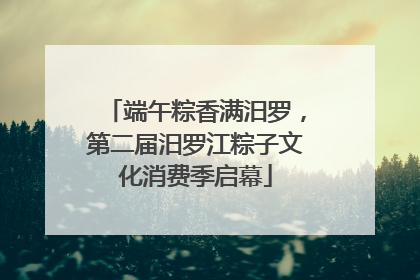 端午粽香满汨罗，第二届汨罗江粽子文化消费季启幕