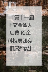 第十一届上交会盛大启幕 厦企科技展团亮相展势能