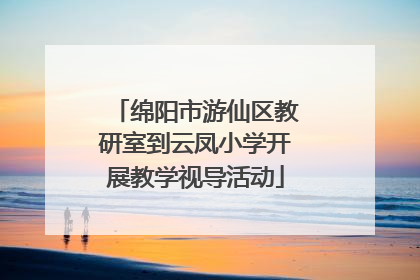 绵阳市游仙区教研室到云凤小学开展教学视导活动