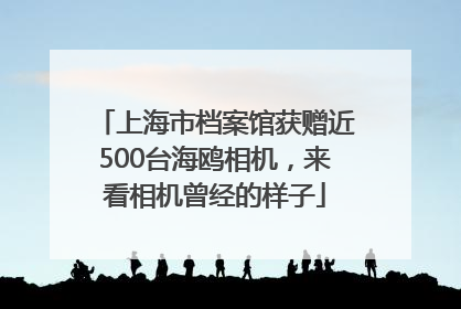 上海市档案馆获赠近500台海鸥相机，来看相机曾经的样子