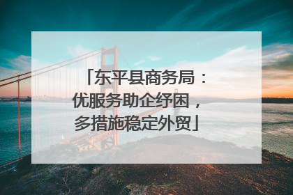 东平县商务局：优服务助企纾困，多措施稳定外贸