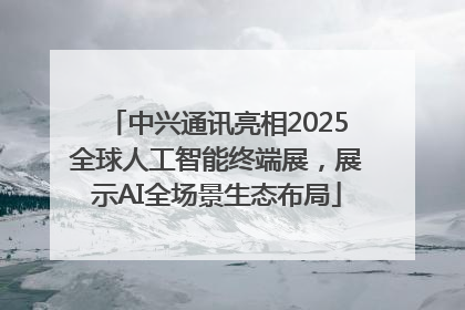 中兴通讯亮相2025全球人工智能终端展，展示AI全场景生态布局