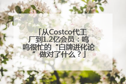 从Costco代工厂到1.2亿会员：鸣鸣很忙的“白牌进化论”做对了什么？