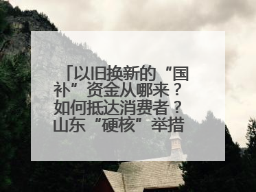 以旧换新的“国补”资金从哪来？如何抵达消费者？山东“硬核”举措有这些→