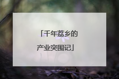 千年荔乡的产业突围记