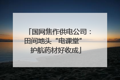 国网焦作供电公司：田间地头“电课堂” 护航药材好收成