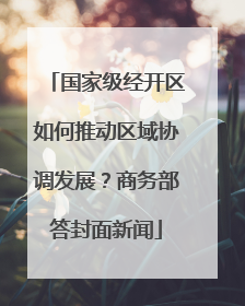 国家级经开区如何推动区域协调发展？商务部答封面新闻