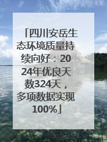 四川安岳生态环境质量持续向好：2024年优良天数324天，多项数据实现100%