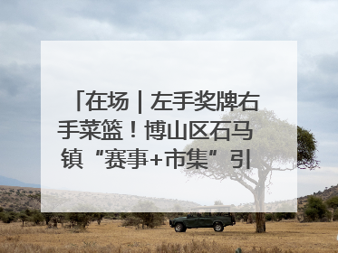 在场｜左手奖牌右手菜篮！博山区石马镇“赛事+市集”引燃周末经济