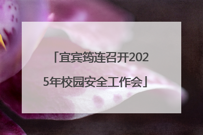 宜宾筠连召开2025年校园安全工作会
