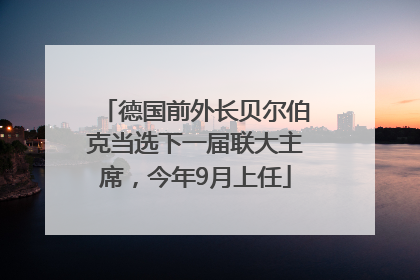 德国前外长贝尔伯克当选下一届联大主席，今年9月上任