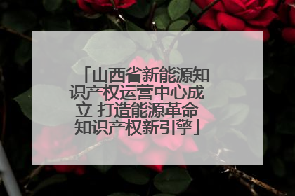 山西省新能源知识产权运营中心成立 打造能源革命知识产权新引擎