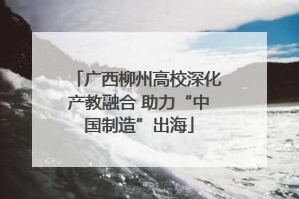 广西柳州高校深化产教融合 助力“中国制造”出海