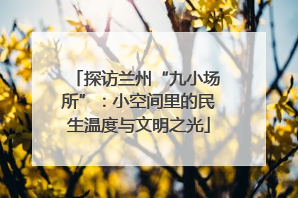 探访兰州“九小场所”：小空间里的民生温度与文明之光