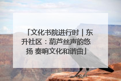 文化书院进行时｜东升社区：葫芦丝声韵悠扬 奏响文化和谐曲