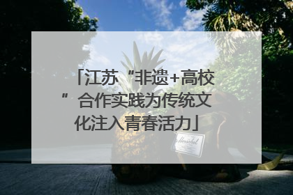 江苏“非遗+高校”合作实践为传统文化注入青春活力