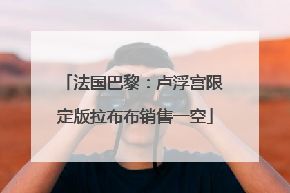 法国巴黎：卢浮宫限定版拉布布销售一空