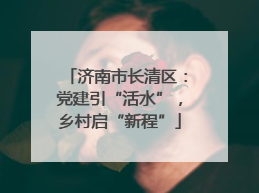济南市长清区：党建引“活水”，乡村启“新程”