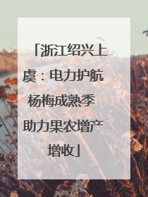 浙江绍兴上虞：电力护航杨梅成熟季 助力果农增产增收