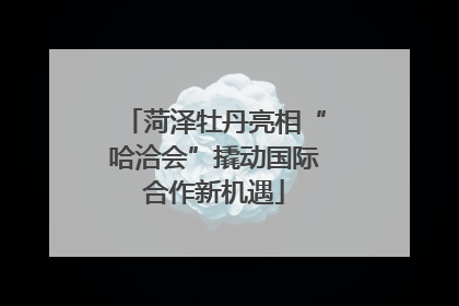 菏泽牡丹亮相“哈洽会”撬动国际合作新机遇
