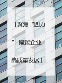 聚焦“四力” 赋能企业高质量发展