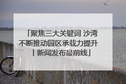 聚焦三大关键词 沙湾不断推动园区承载力提升丨新闻发布最前线