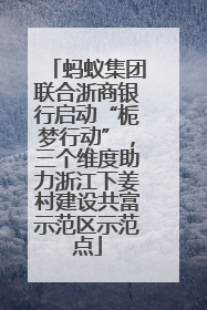 蚂蚁集团联合浙商银行启动“栀梦行动”，三个维度助力浙江下姜村建设共富示范区示范点