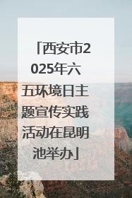 西安市2025年六五环境日主题宣传实践活动在昆明池举办