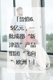 货值6.5亿元，一批成都“新津造”产品组团“飞向”欧洲！