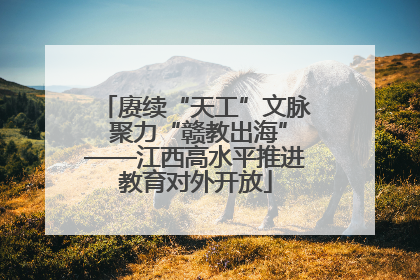 赓续“天工”文脉 聚力“赣教出海”——江西高水平推进教育对外开放