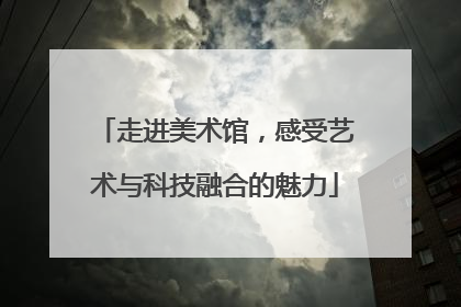 走进美术馆，感受艺术与科技融合的魅力