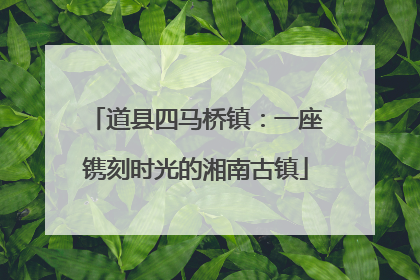 道县四马桥镇：一座镌刻时光的湘南古镇