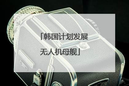 韩国计划发展无人机母舰
