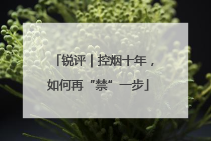 锐评｜控烟十年，如何再“禁”一步