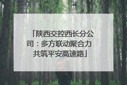 陕西交控西长分公司：多方联动聚合力 共筑平安高速路