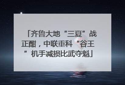 齐鲁大地“三夏”战正酣，中联重科“谷王”机手减损比武夺魁