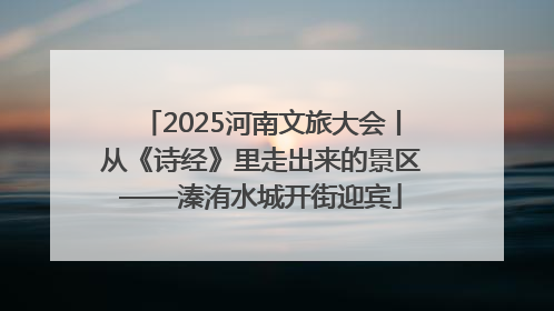 2025河南文旅大会丨从《诗经》里走出来的景区——溱洧水城开街迎宾