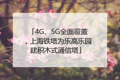4G、5G全面覆盖，上海铁塔为乐高乐园建积木式通信塔